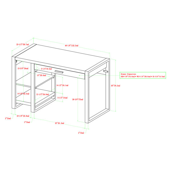 Mercury Row® Theodulus Desk & Reviews Wayfair Canada